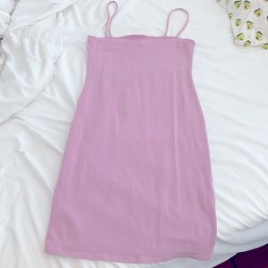 Lavender bodycon dress